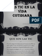 Las Tic en La Vida Cotidiana/ Ámbito Educativo