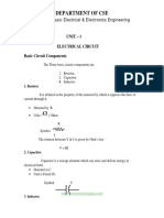 Lecture Notes-Basic Electrical and Electronics Engineering Notes PDF