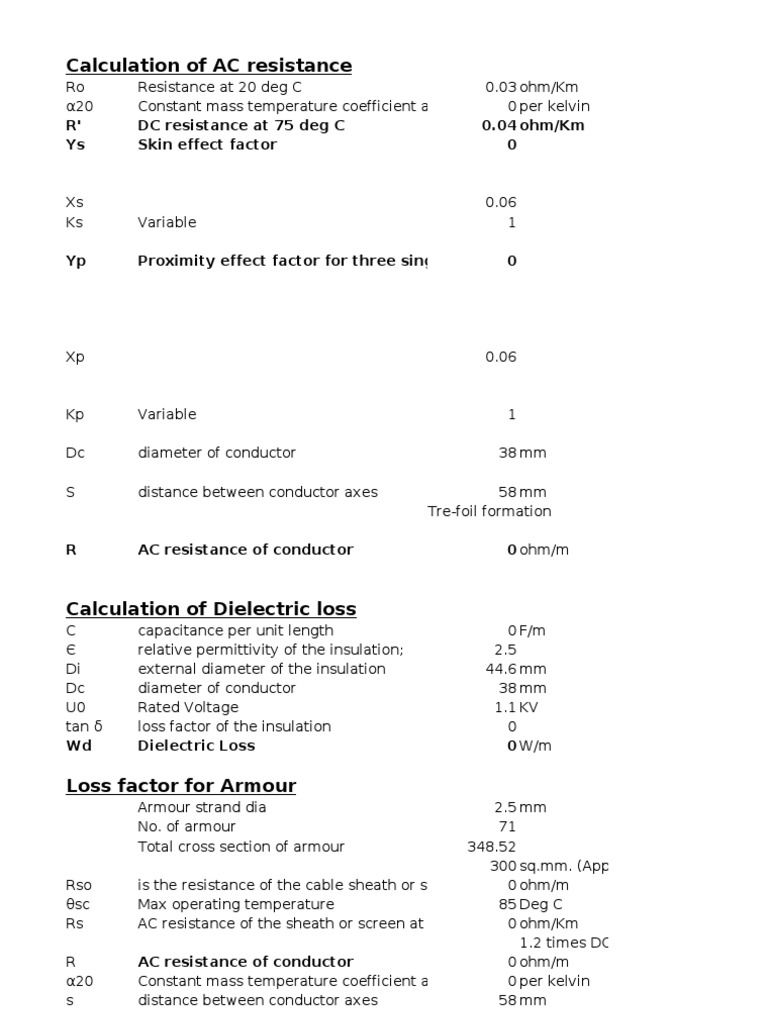 Derating of Cables PDF Coaxial Cable Electrical Resistivity And