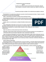 Fundamentos de Sistema de Informao Resumo