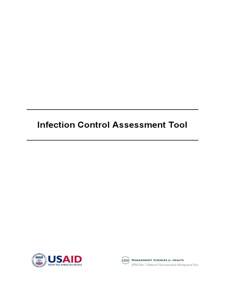 Infection Control Assessment.pdf Infection Control Intensive Care Unit