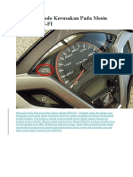 Mengenal Kode Kerusakan Pada Mesin Honda PGM
