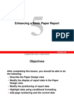 Enhancing A Basic Paper Report