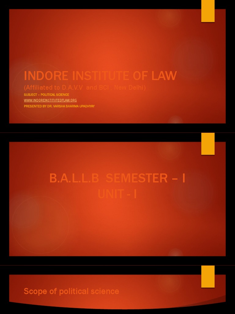 Scope of Political Science | PDF | Governance | Political Science