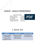 Kasus - Kasus Demokrasi