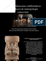 Piezas teotihuacanas emblemáticas en el Museo Nacional de Antropología