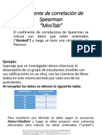 Coeficiente de Correlación de Spearman