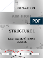 TOEFL Preparation Structure i