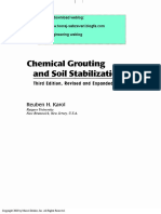 And Soil Stabilization: Chemical Grouting