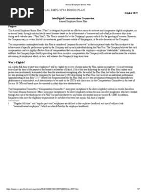 Annual Employee Bonus Plan_Target_Bonus