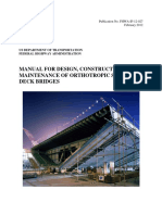 Manual for Design, Construction, And Maintenance of Orthotropic Steel Deck Bridges
