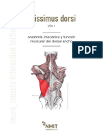 Anatomía, mecánica y función del dorsal ancho (latissimus dorsi