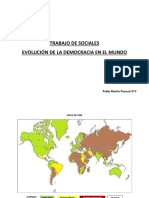 Trabajo de Sociales - Evolucion de La Democracia en El Mundo