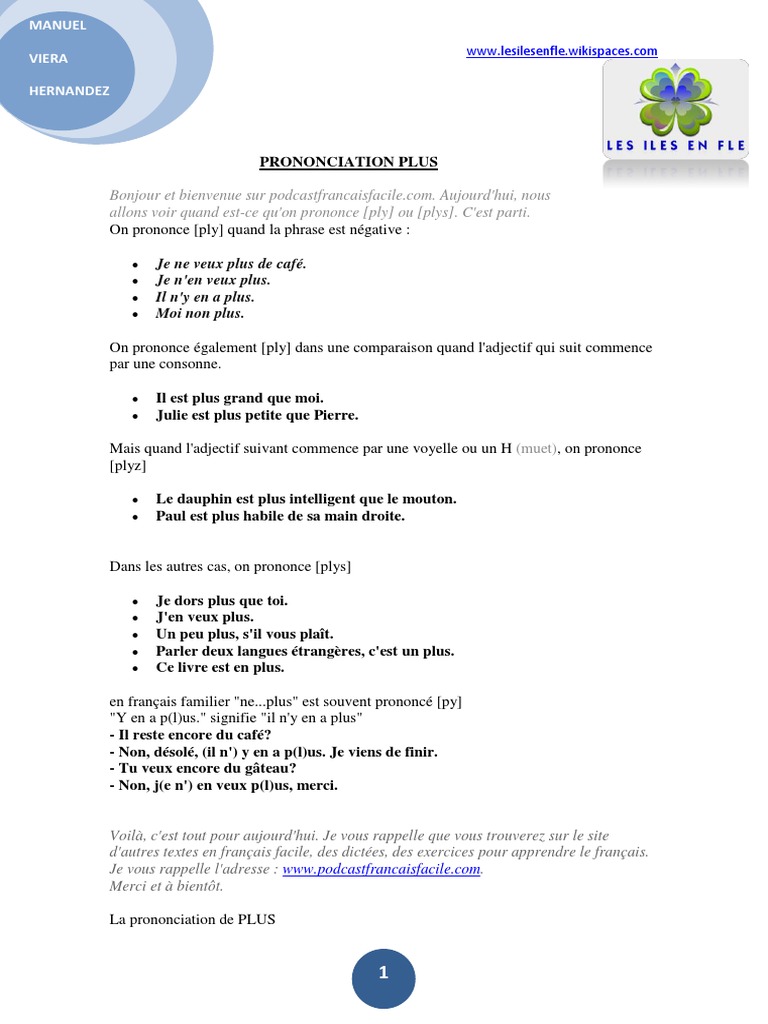 Prononciation de 