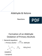 Aldehyde and Ketone Reactions