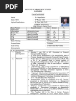 Download Annexure II Faculty Profile Mgmt by prashantsingh0911 SN36584634 doc pdf