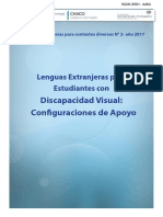 Cuadernillo para La Enseñanza de Lenguas Extranjeras A Estudiantes Con Discapacidad Visual
