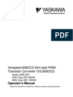 Varispeed-656DC5 Slim-Type PWM Transistor Converter (VS-656DC5)