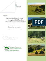 High Nature Value farming  throughout EU-27 and its  financial support under the CAP 