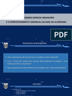 O Programa Espacial Brasileiro e o Aproveitamento Comercial Da Base de Alcântara