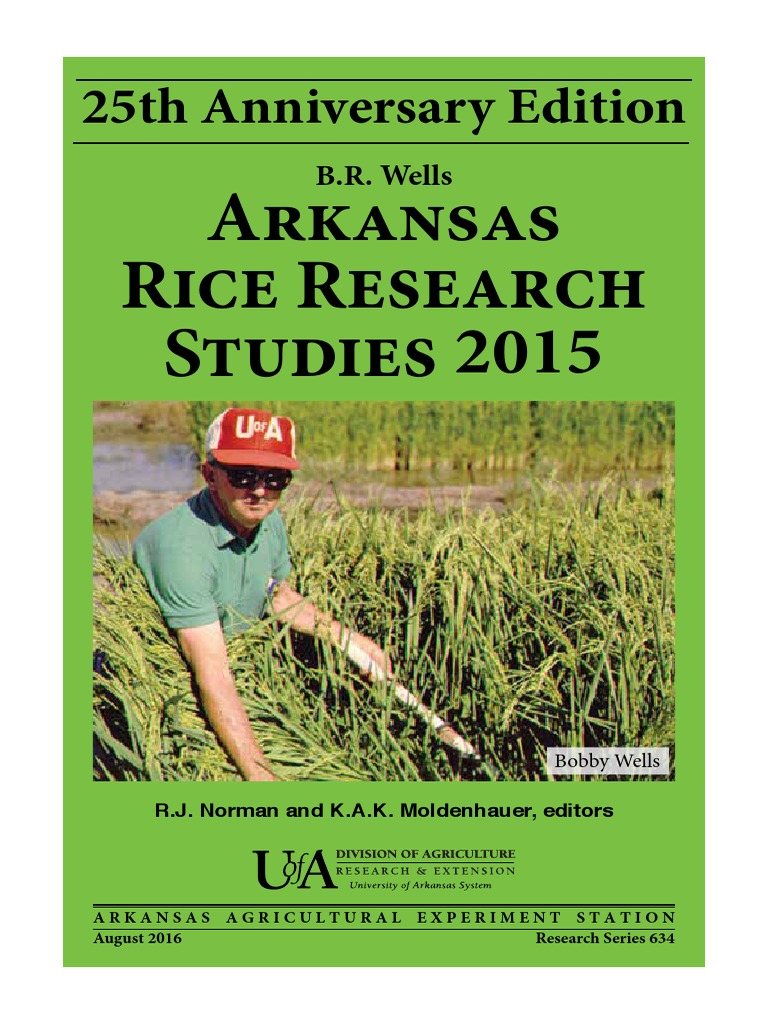 Arkansas Rice Research Study 2015 | PDF | Crop Rotation | Rice
