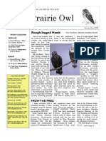 February-March 2008 Prairie Owl Newsletter Palouse Audubon Society