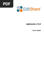 Lightworks v14.0.0 User Guide PDF