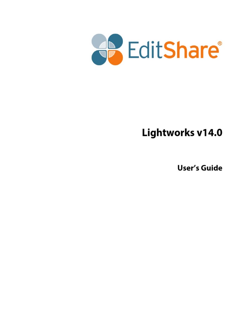 Lightworks v14.0.0 User Guide PDF | PDF | Copyright | Trademark