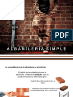 Albañileria Simple