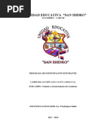 Proyecto Educación Ambiental 2017-2018