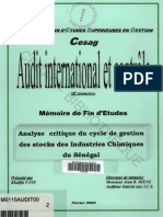 Audit Processus de Gestion Des Stocks PDF