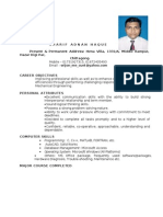 CV of Sharif Adnan Haque