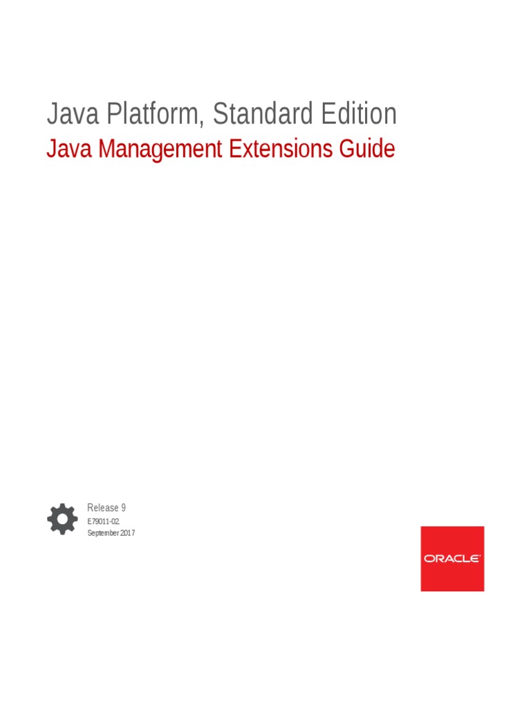 Java Platform, Standard Edition Java Management Extensions Guide PDF