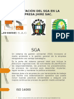 Capacitación Del SGA en La Empresa Jhire Sac