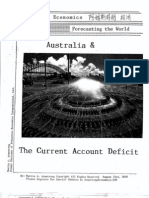 Australia & The Current Account Deficit 8-23-2010