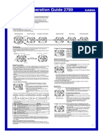 Casio Sat Uputstvo 2789 PDF