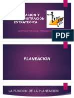 Planeacion y administracion estrategica