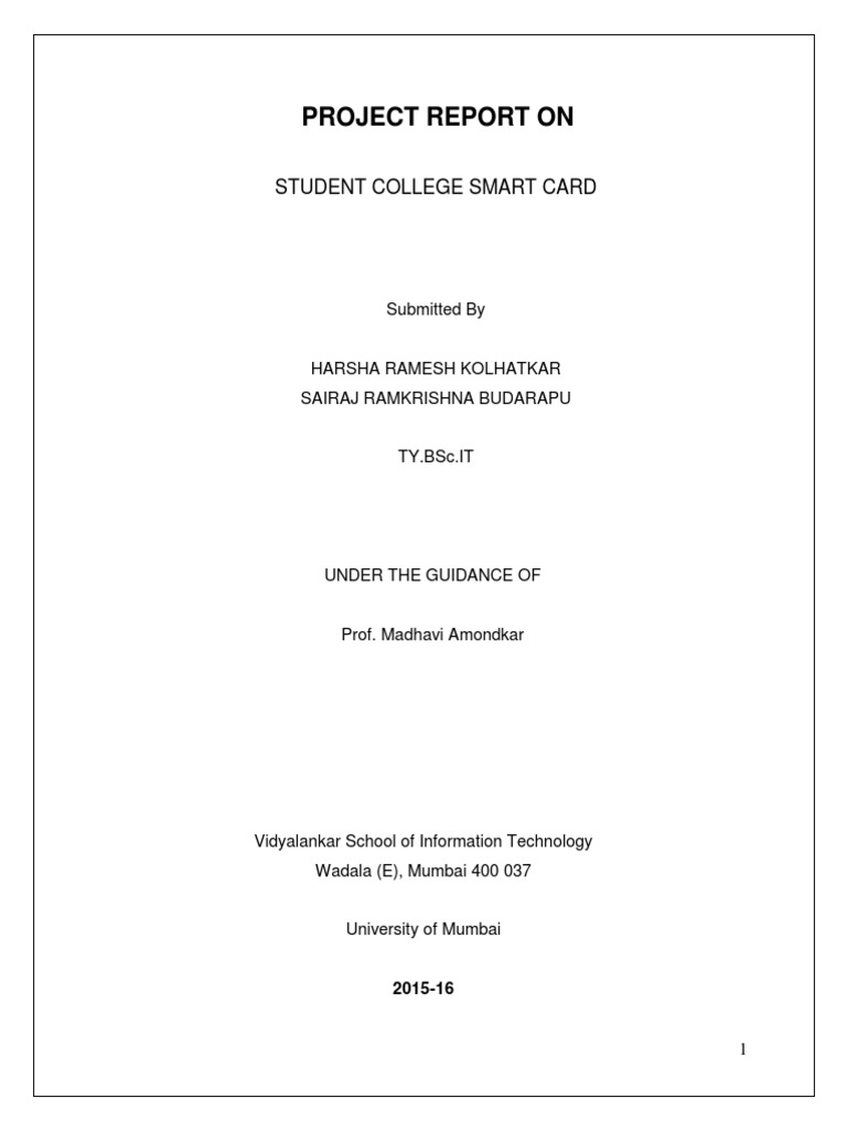 Student College Smart Card System | PDF | Use Case | Unified Modeling ...