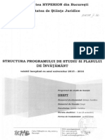 05-Structura Programului de Studii Si a Planului de Invatamant Drept
