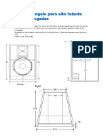 Projeto Mogale Para Alto Falante de 15 Polegadas