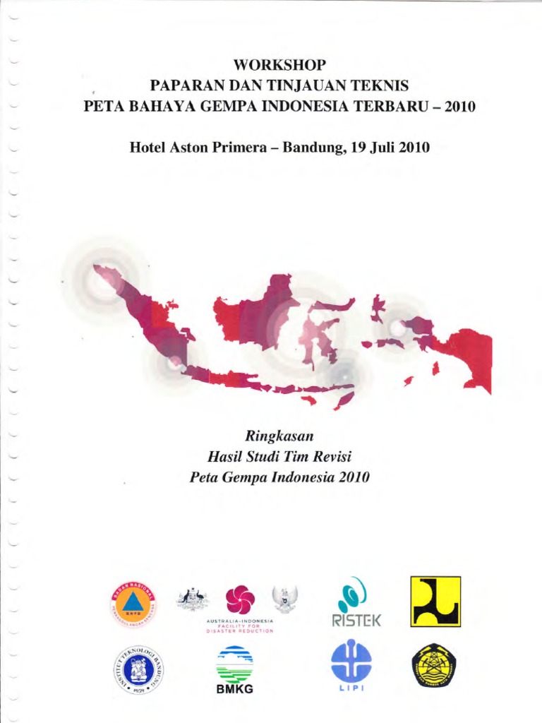 Peta Indonesia: Peta Zona Gempa Indonesia Terbaru