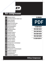 Stanley Model D200!8!6 Air Compressor English Manual