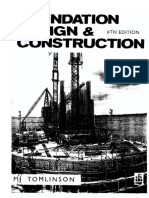 Foundation Design & Construction 6E - M. J. Tomlinson