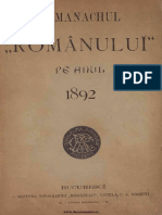Almanahul ROMANUL Pe Anul 1892