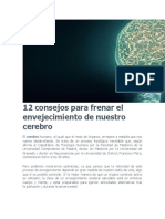 12 Consejos Para Frenar El Envejecimiento de Nuestro Cerebro