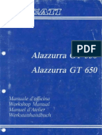 350-650 Cagiva Alazzurra Workshop Manual