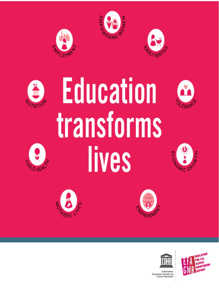 EDUCATION TRANSFORMS LIVES intelligence overview