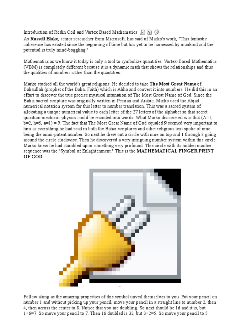 Vortex Based Mathematics - retpadashboard