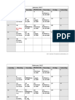 WFP 2017 Meeting Schedule
