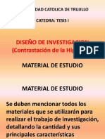 1. Diseño de Investigación (Contrastación de La Hipótesis). Material de Estudio. Power